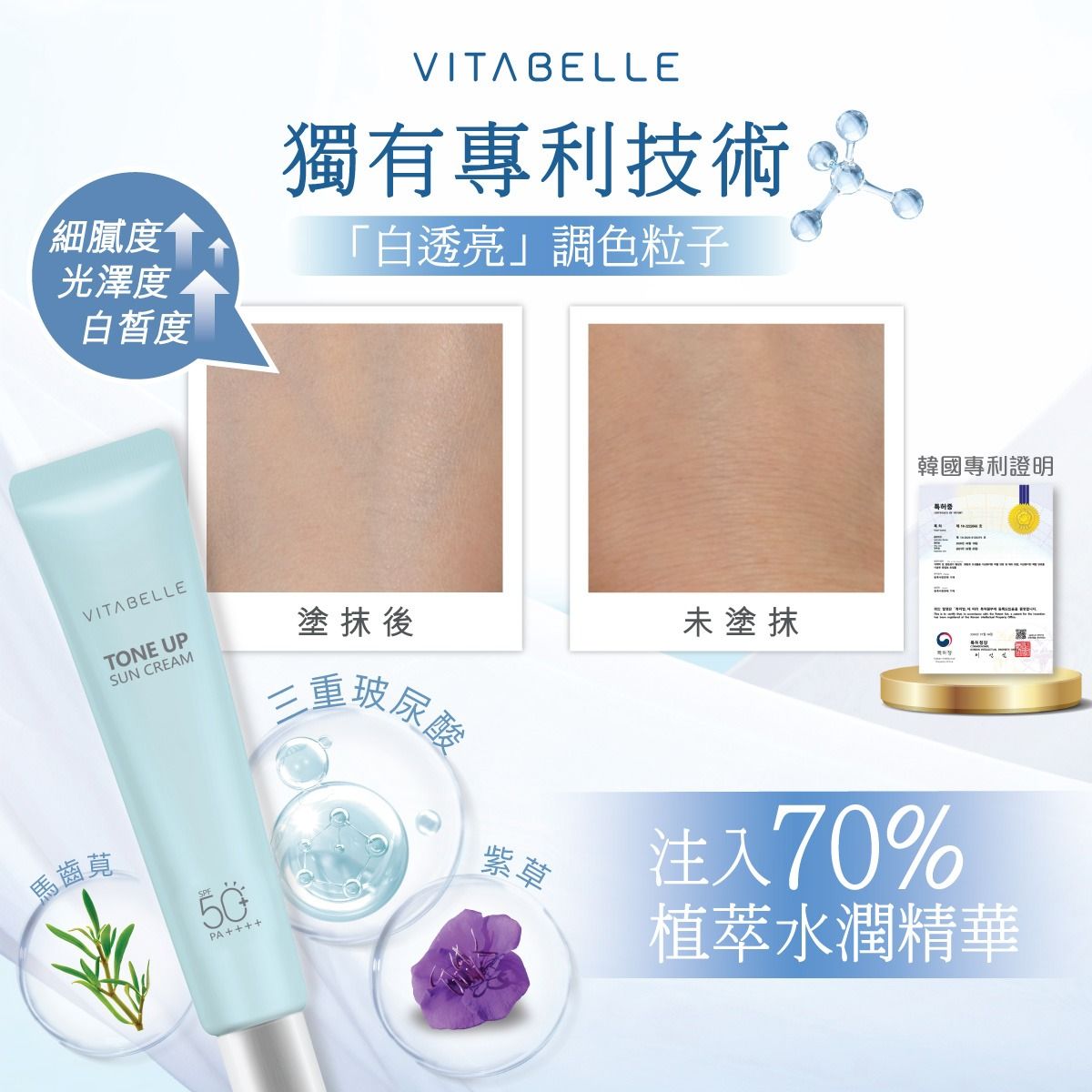 心維雅美肌隔離霜 SPF 50+ PA++++